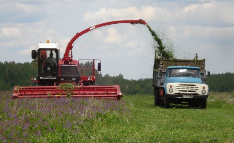 В Тверской области продолжается заготовка кормов