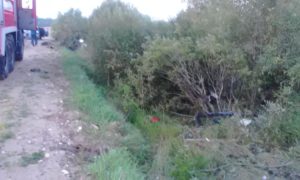 В Тверской области водитель погиб, опрокинув машину в кювет