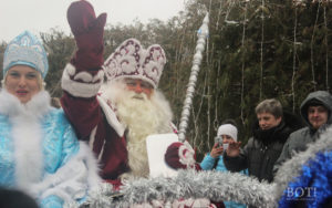 В Твери торжественно встретили Деда Мороза и передали ему письма детей