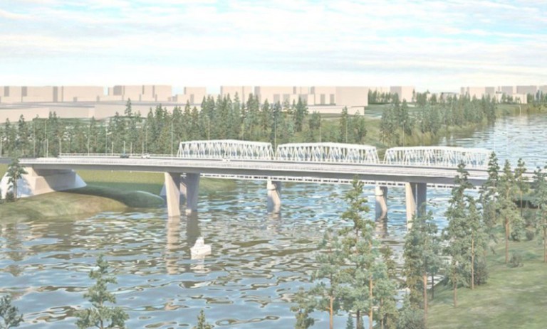 Владимир Путин рассказал в Твери о строительстве Западного моста через Волгу