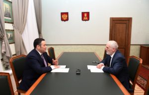 Игорь Руденя провёл встречу с главой Селижаровского района Борисом Осиповым