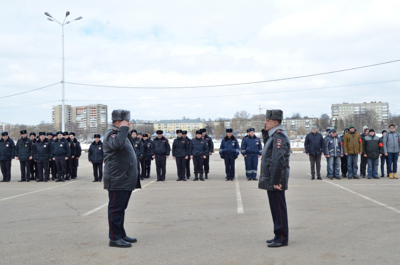 В Твери проверили готовность нарядов полиции к несению службы на улицах города