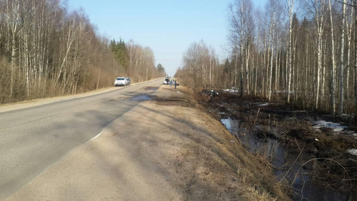 В Тверской области водитель паркетника погиб, съехав с дороги в кювет