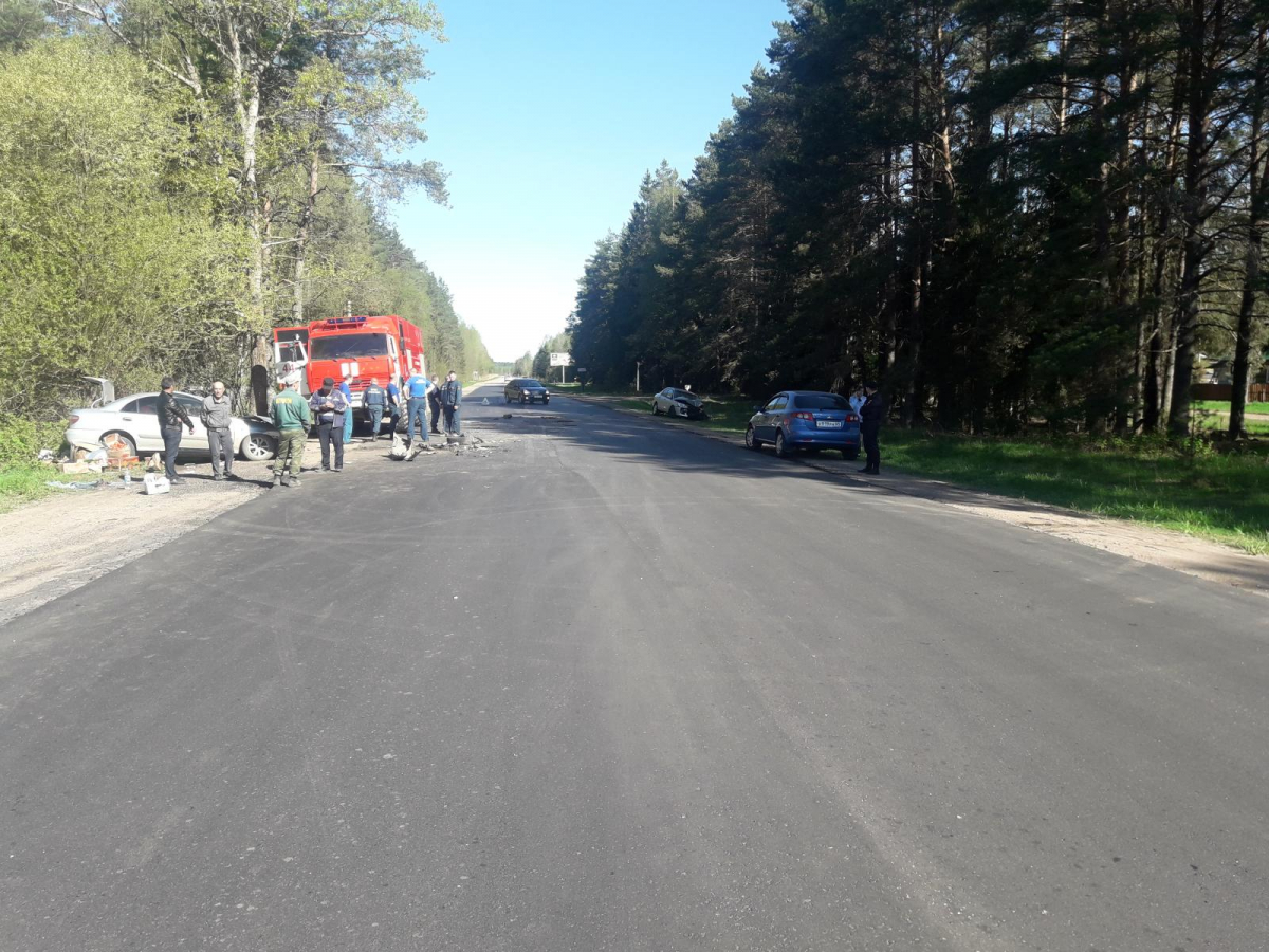 В Тверской области водитель уснул за рулем и врезался во встречную машину — два человека погибли, трое пострадали