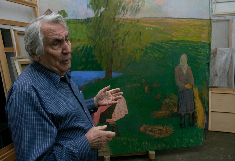 Народный художник из Тверской области Валентин Сидоров отмечает 90-летие
