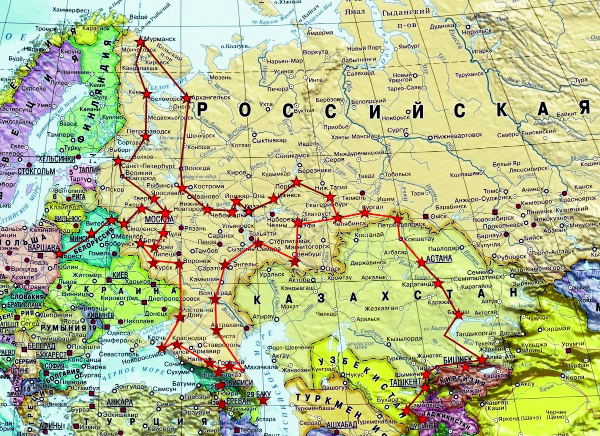 Через Тверскую область пройдет маршрут международного авто-мотопробега «Победа без границ»
