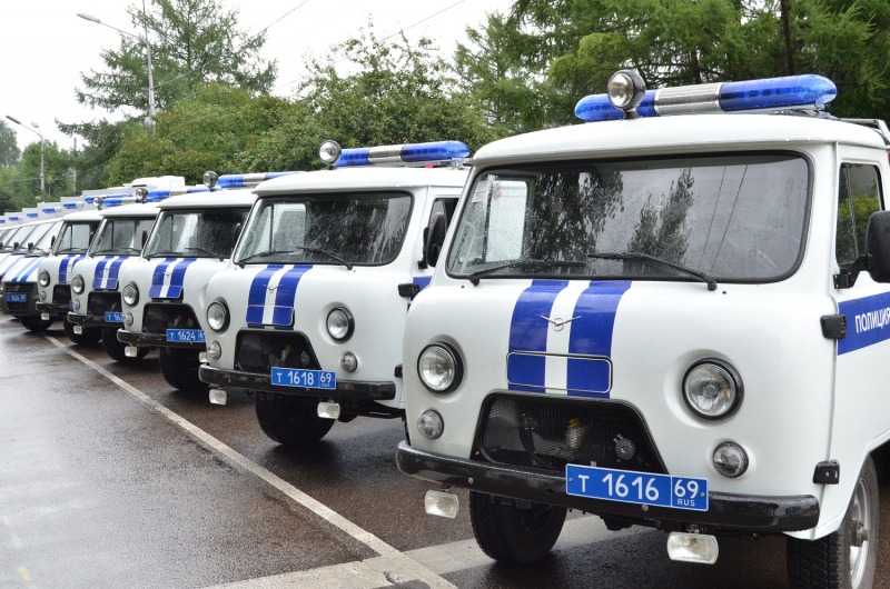 Автопарк тверской полиции пополнился новыми автомобилями