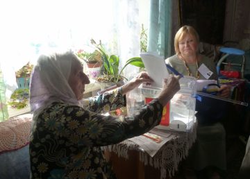 Старейшая избирательница Бельского района приняла участие в выборах