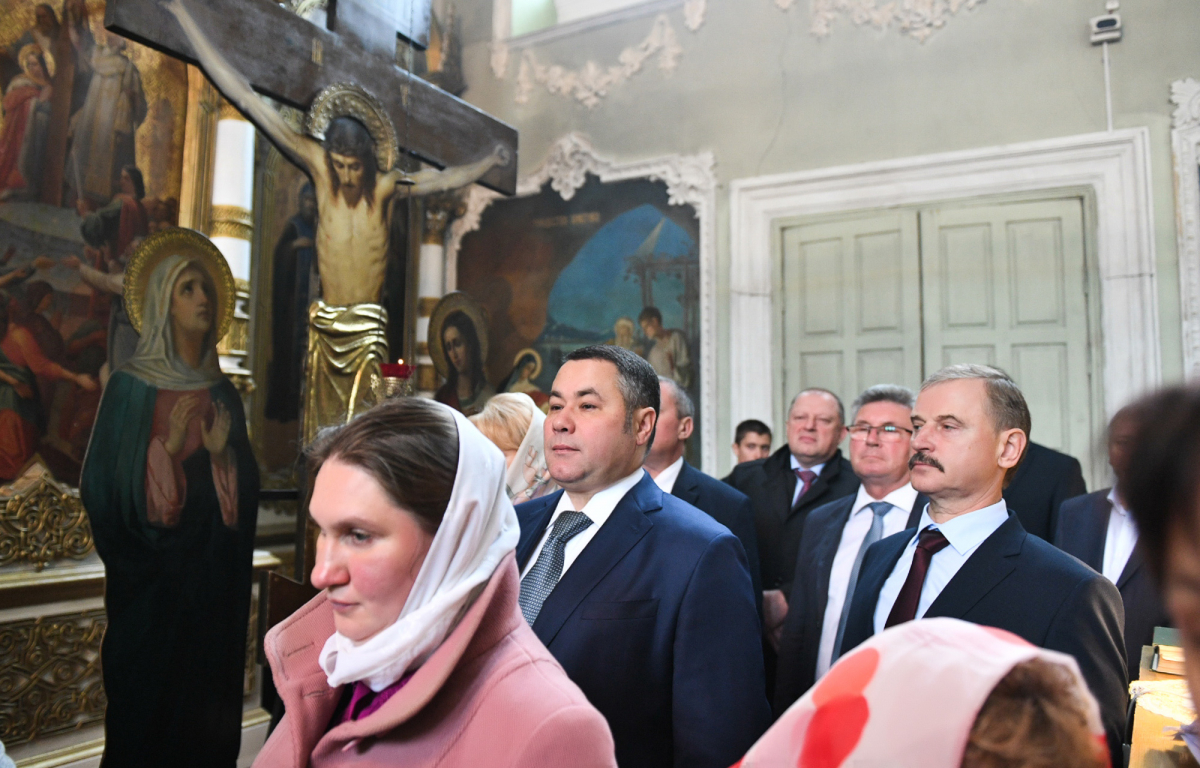 Губернатор Игорь Руденя принял участие в торжествах к 650-летию со дня преставления святой благоверной княгини Анны Кашинской