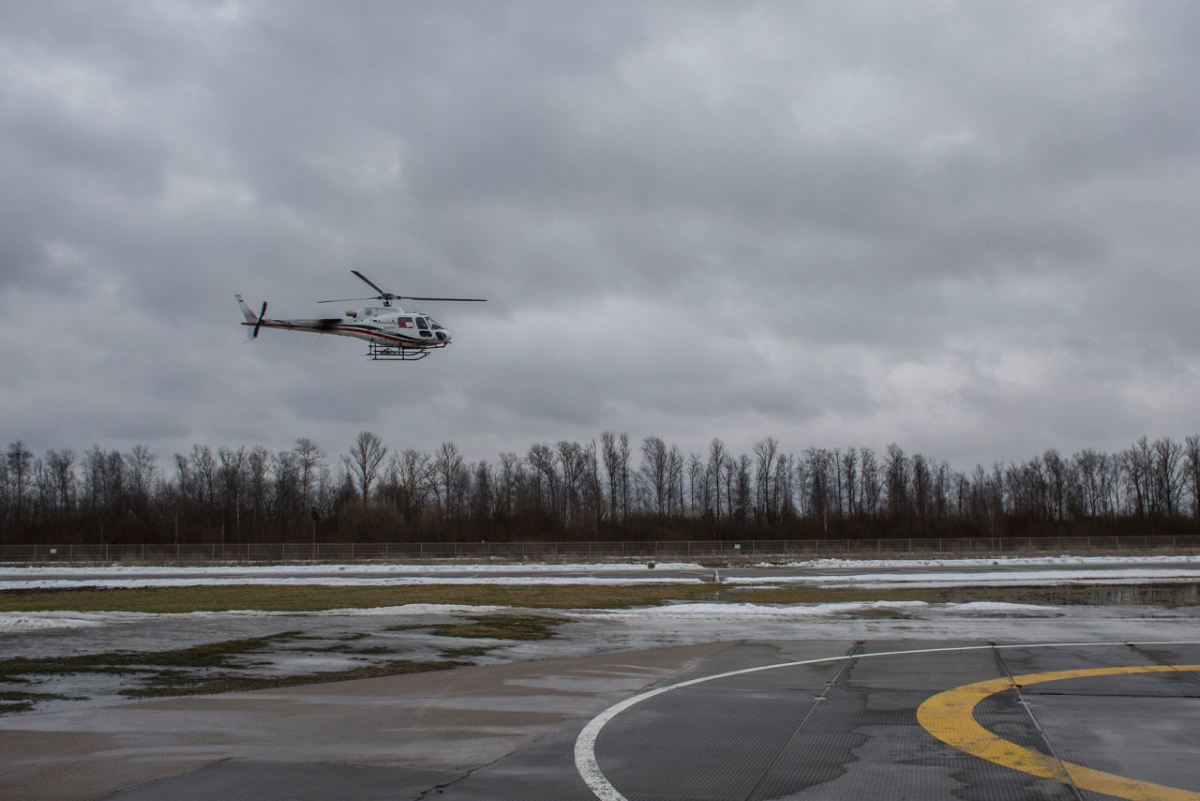 Вертолётом санавиации пациентка из Нелидово доставлена в Тверь