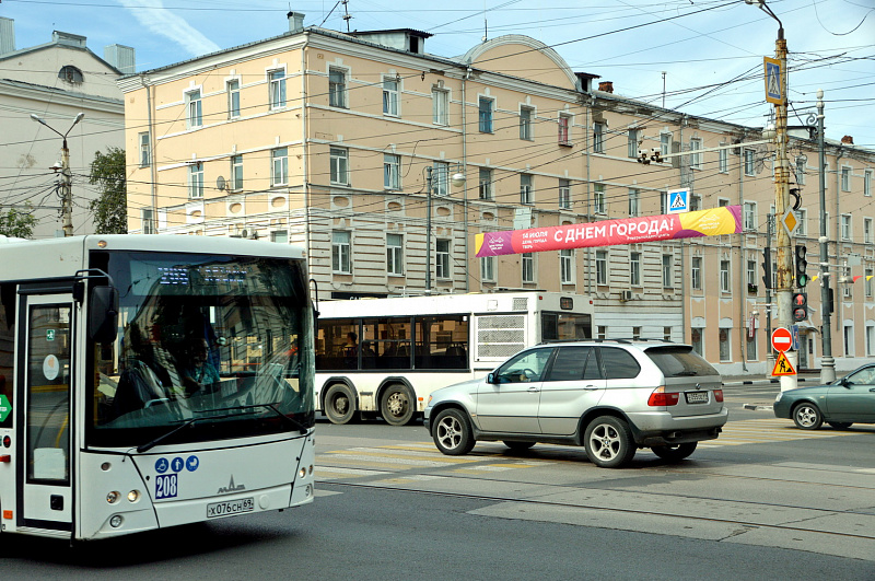 В День горда в Твери изменится схема движения общественного транспорта