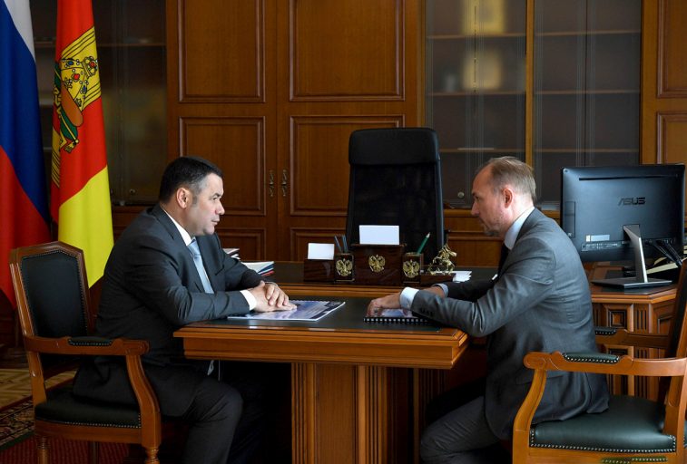 Игорь Руденя провел рабочую встречу с главой Старицкого района