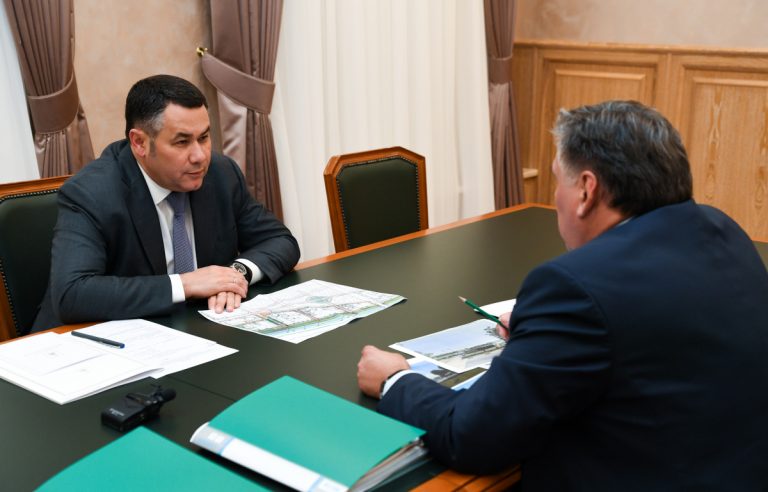 Игорь Руденя встретился с главой города Алексеем Огоньковым
