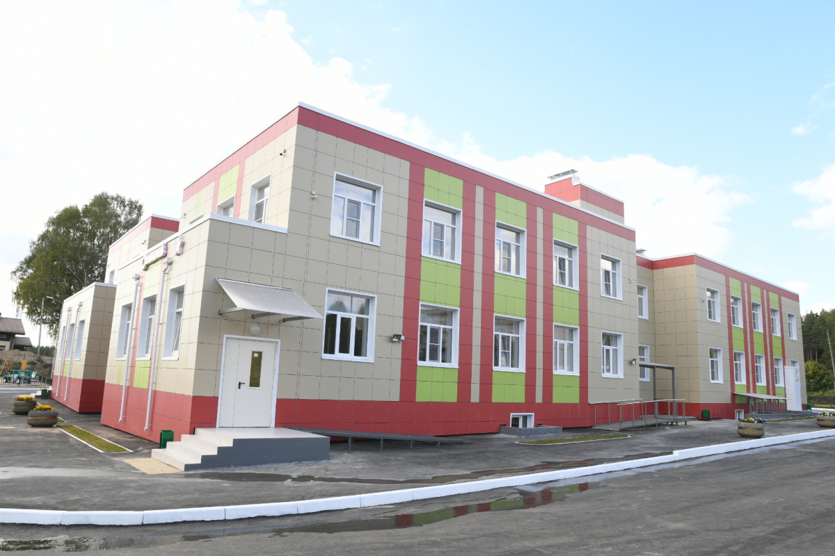 Детский сад в Калашниково Тверской области находится в высокой степени готовности