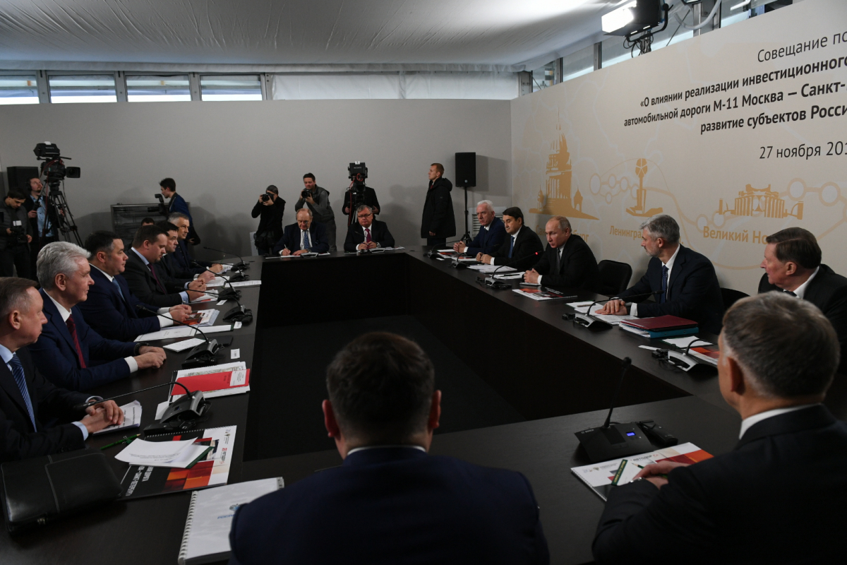 Тверской губернатор внёс предложения по развитию инфраструктуры М-11