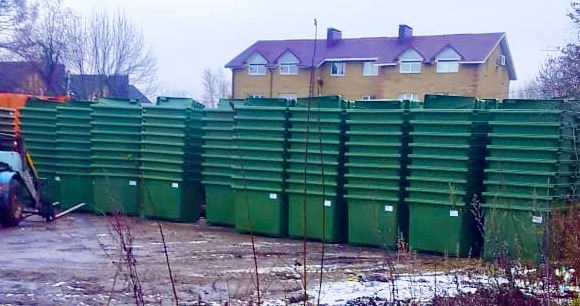 Тверская область закупила 5000 мусорных евроконтейнеров
