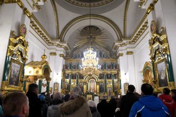 Тверской губернатор побывал на празднике Крещения Господня в Нило-Столобенской пустыни