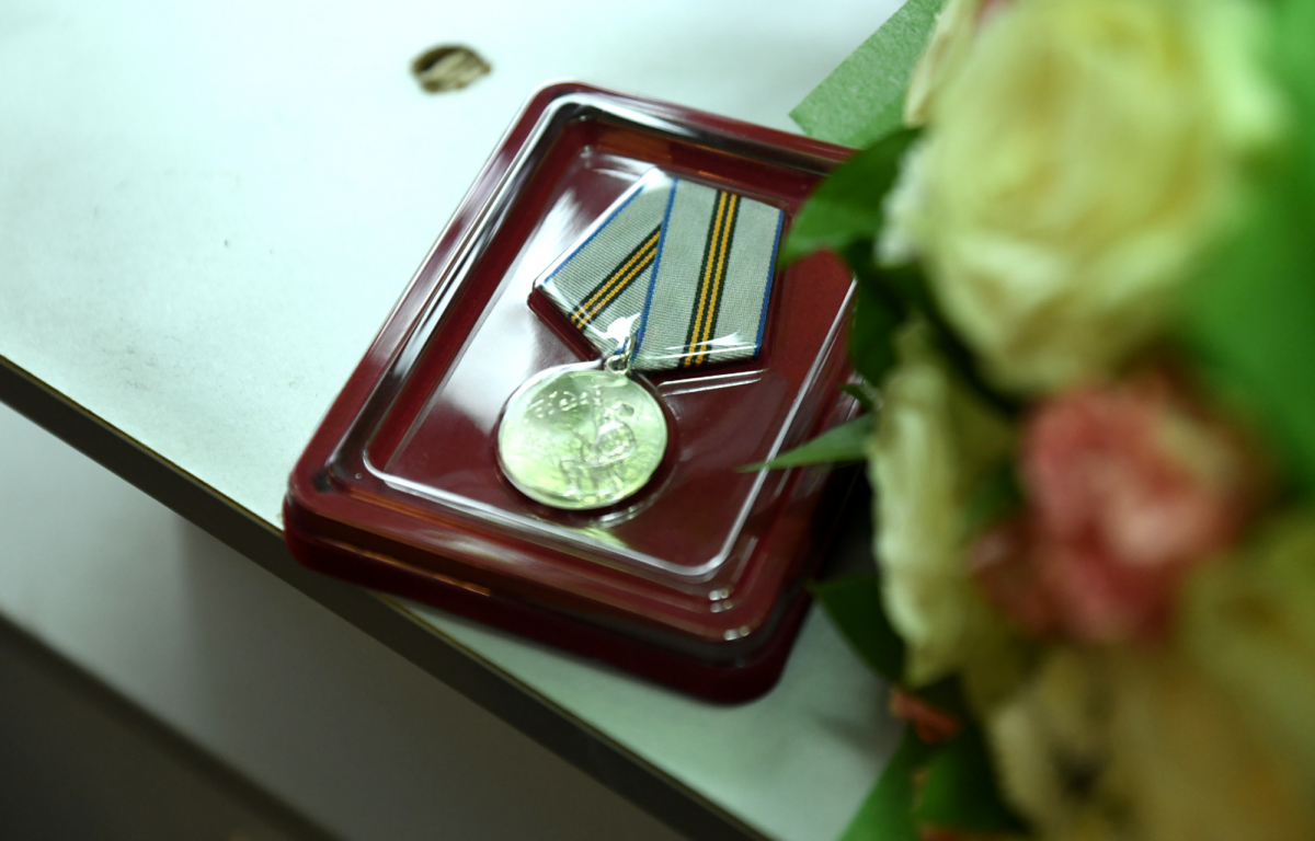 Юбилейные медали «75 лет Победы» вручили ветеранам-кимрякам