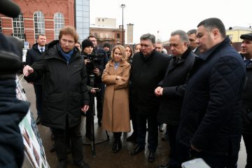 В Твери губернатор Игорь Руденя и Виталий Мутко посетили Морозовские казармы