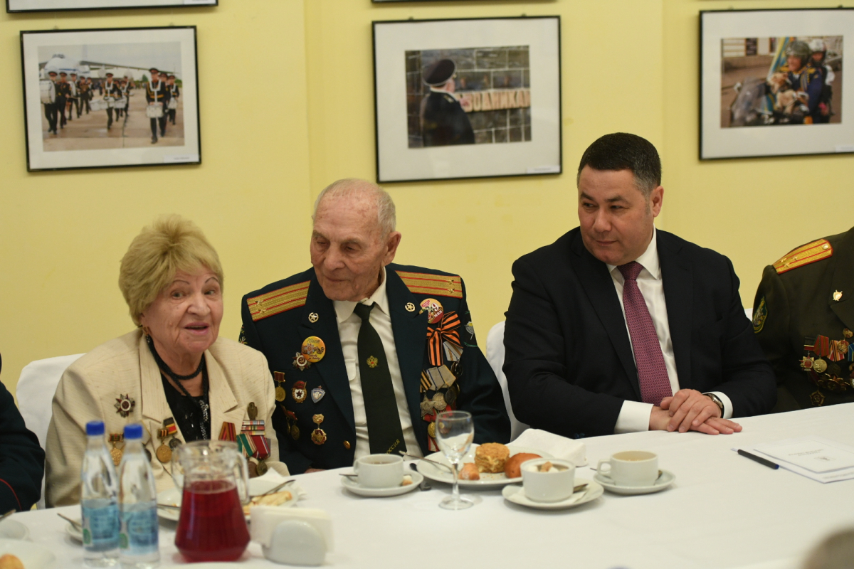 Тверской губернатор встретился с ветеранами войны