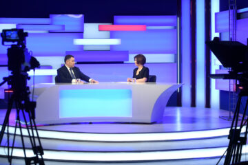 Тверской губернатор ответил на вопросы в прямом эфире телеканала «Россия-24» Тверь