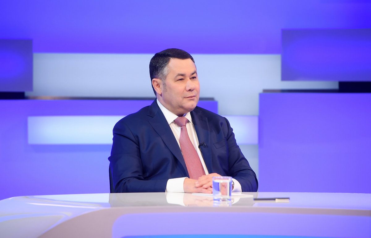 Тверской губернатор выступит в прямом эфире телеканала «Россия 24» Тверь