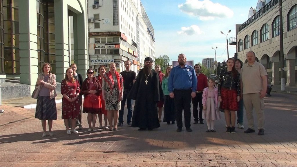 В Твери организовали православный флешмоб