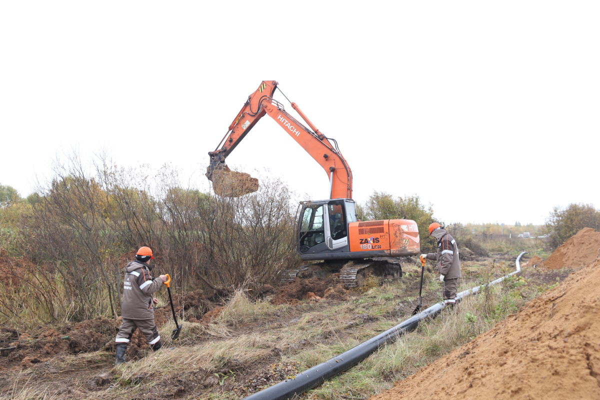 В Тверской области началась прокладка газопровода к четырем населенным пунктам Калязинского района
