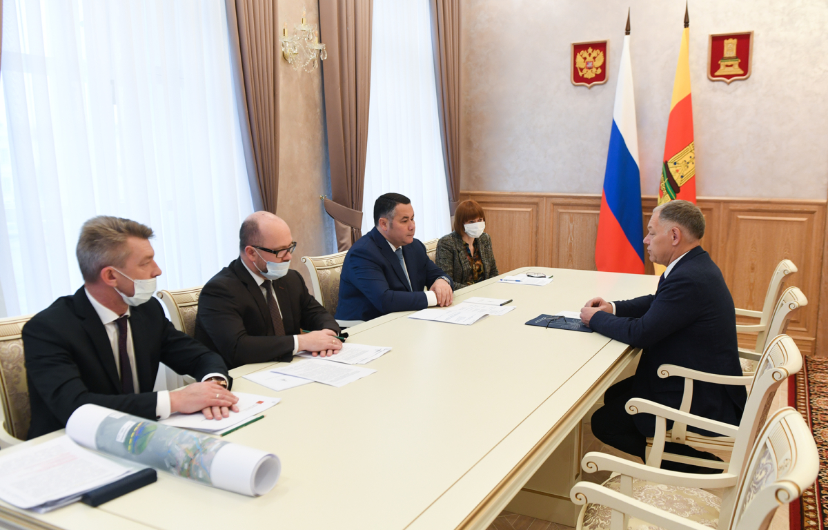 Губернатор Тверской области провел встречу, посвящённую развитию трассы М-11