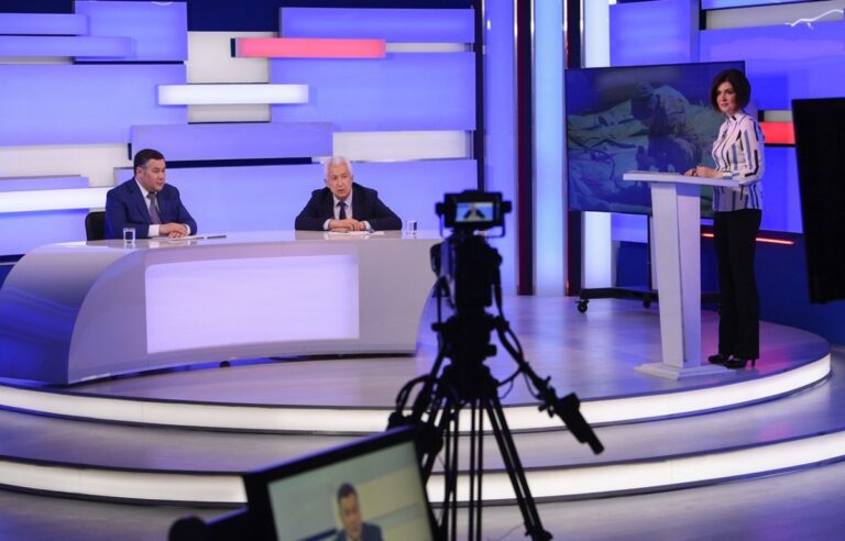 Игорь Руденя и Владимир Васильев приняли участие в прямом эфире