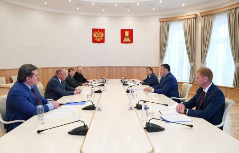 Губернатор Игорь Руденя и Сергей Катырин обсудили перспективы сотрудничества