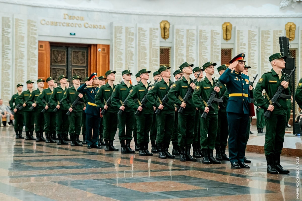 Тверские новобранцы приняли присягу в Москве