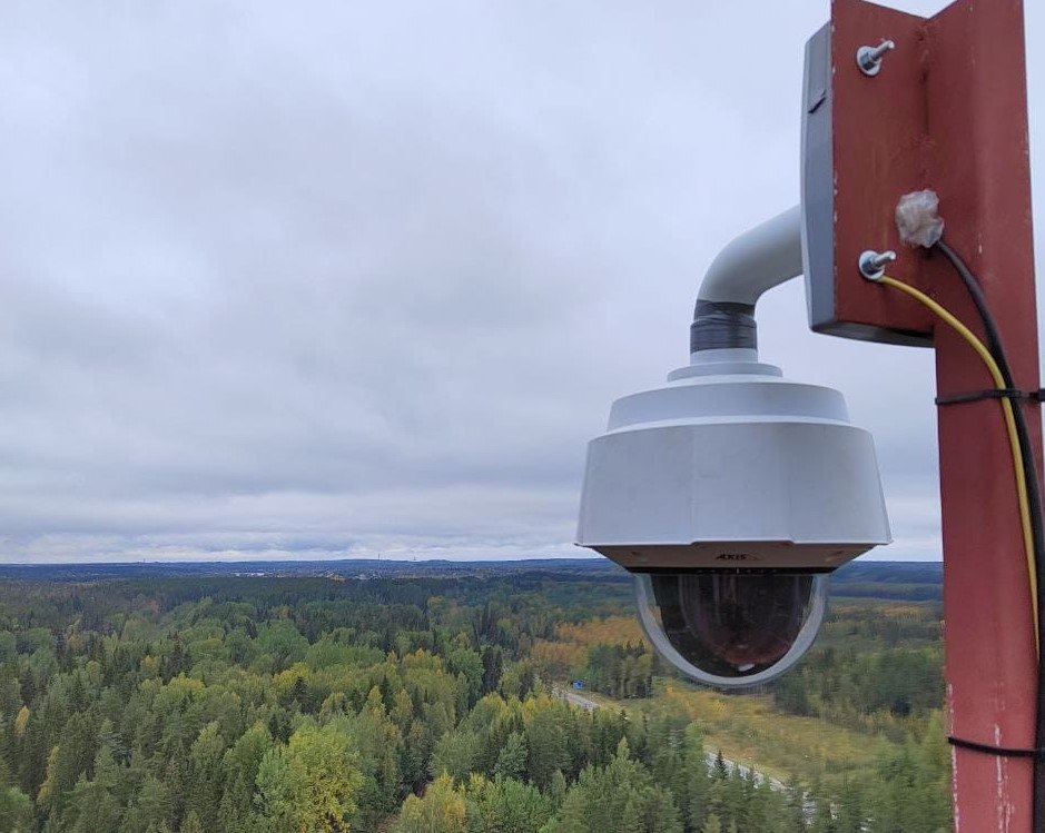 В тверских лесах поставили новые камеры видеонаблюдения