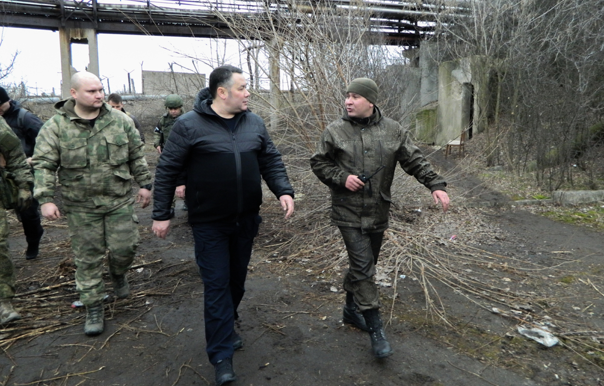 Губернатор Тверской области посетил зону СВО