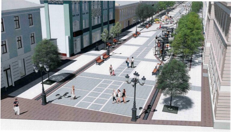 Тверичам показали, как изменится главная пешеходная улица города