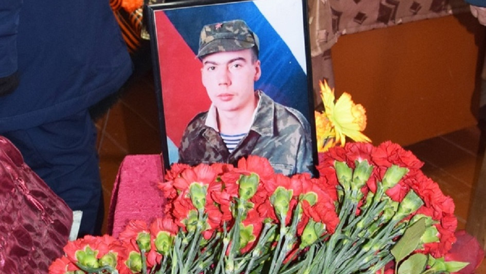 Проводы тверитянина, погибшего в Украине, прошли в Пено
