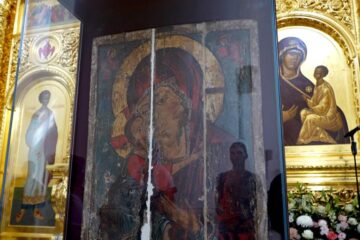Древнейшая икона Верхневолжья находится в Спасо-Преображенском соборе Твери
