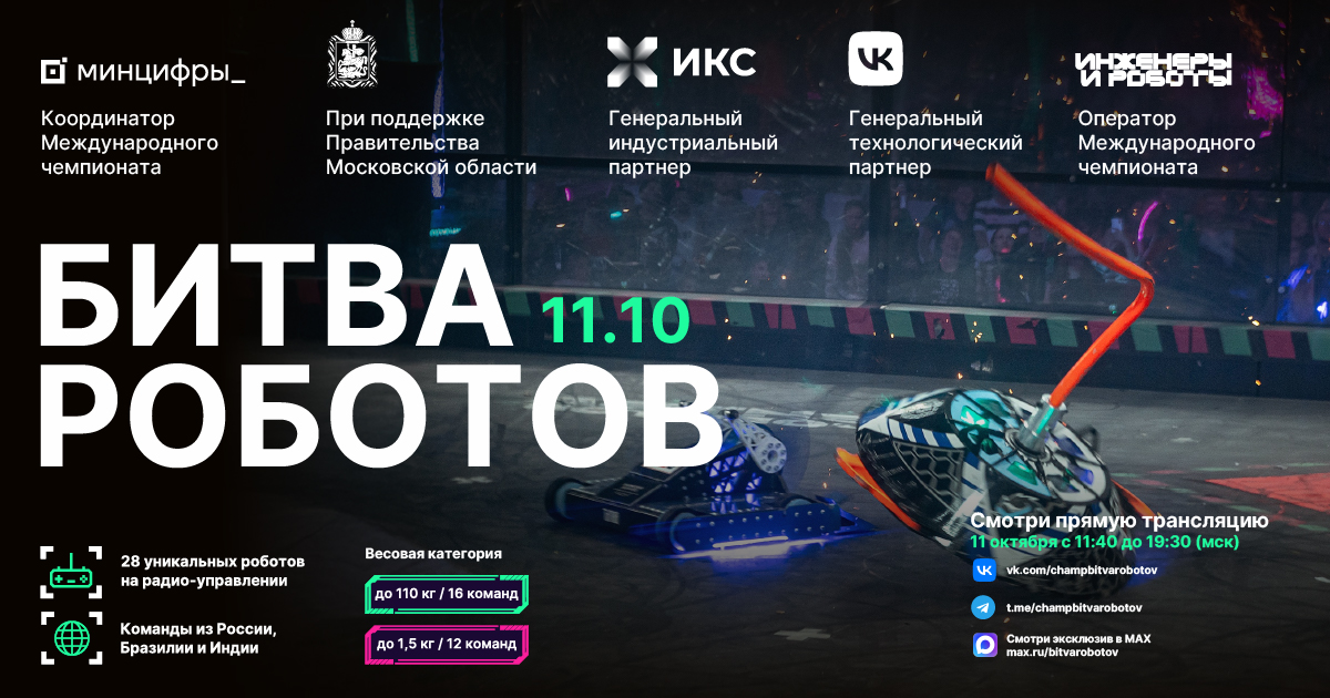 Команда Верхневолжья примет участие во втором отборочном этапе Международного чемпионата по робототехнике